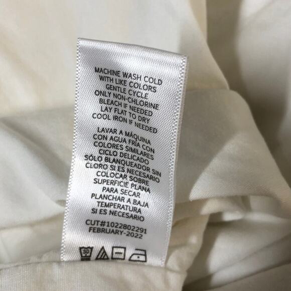 Love, Whit by Whitney Port Dress Cut Out Sheath Sleeveless Midi White Large - Picture 13 of 14